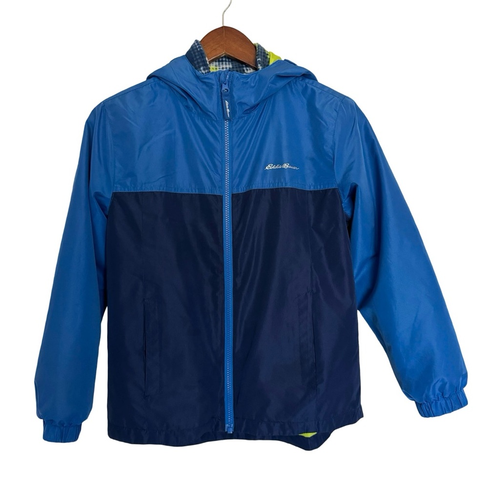Eddie Bauer Lone Peak 3 in 1 Jacket Boys Size M 10-12 Blue Coat